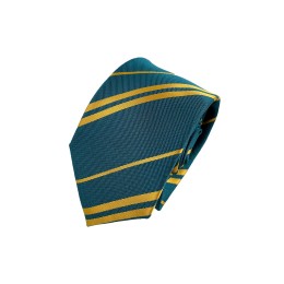 Design gold bar contrasting color green tie Customized school student tie Pudao Middle School Puidao Primary School commemorative belt tie manufacturer TI177 Design gold bar contrasting color green tie Customized school student tie Pudao Middle School Puidao Primary School commemorative belt tie manufacturer TI177